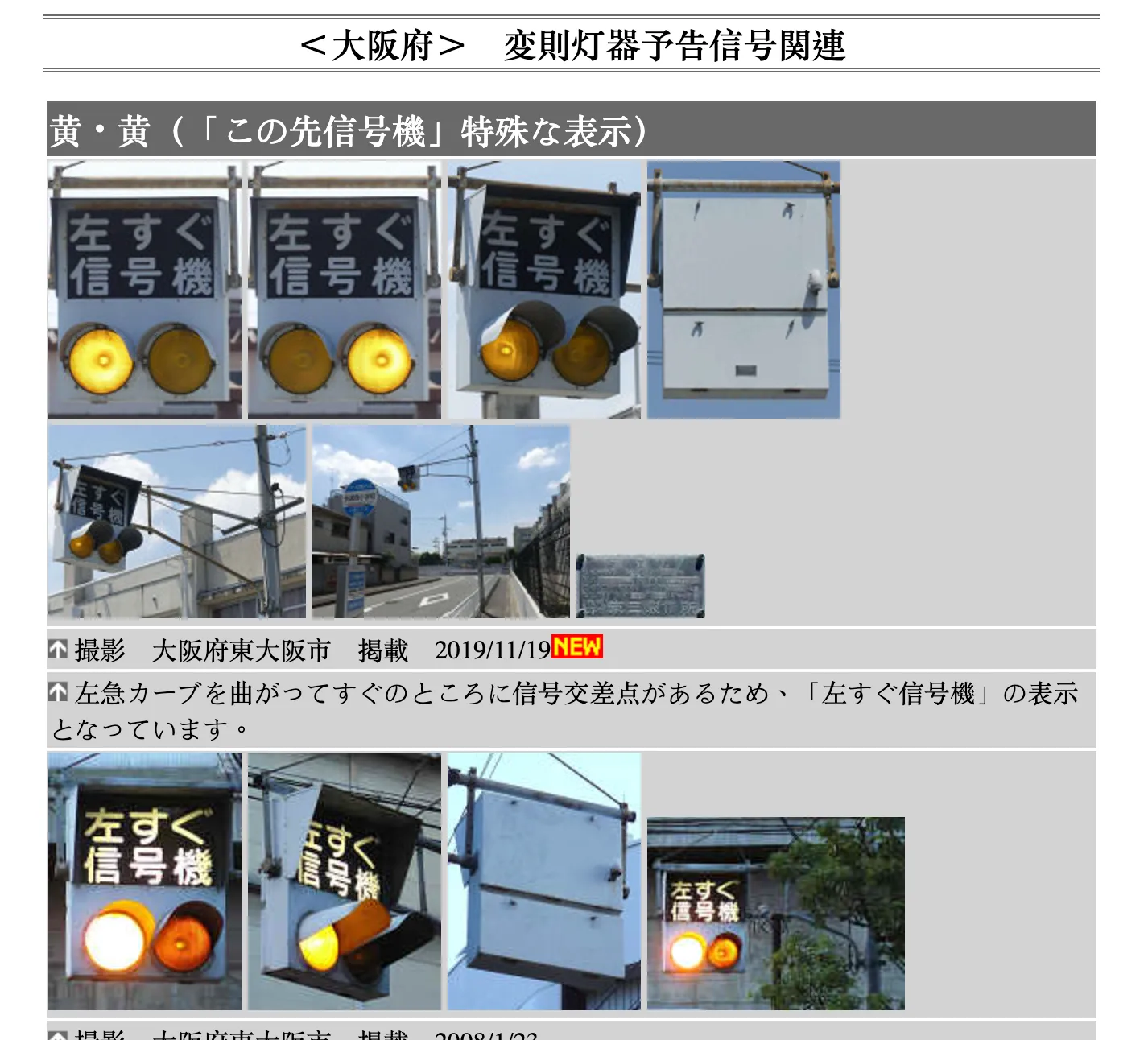 各種前方紅綠燈